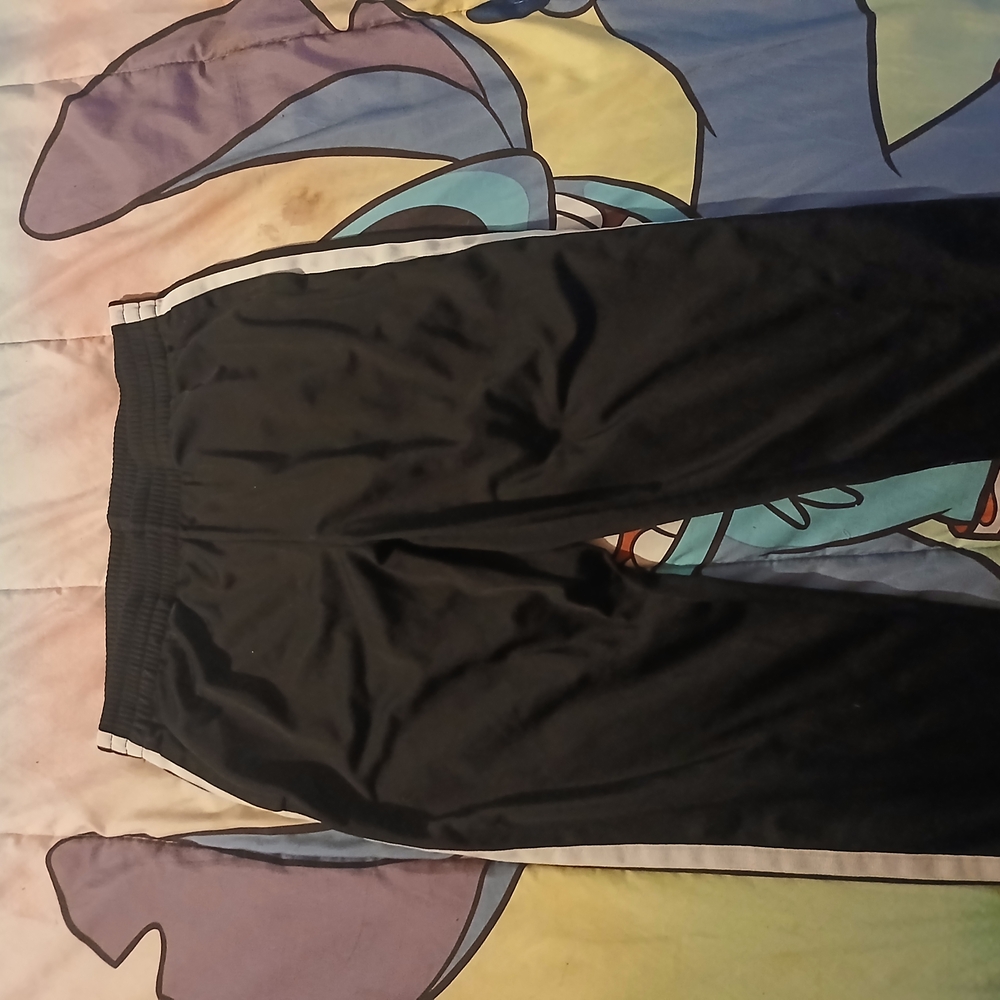 Kids Black Track Pants